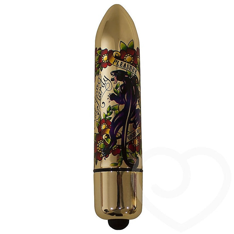 Rocks Off Erotic Ink 120mm 10 Speed Pleasure Me Panther - Waterproof Vibrators