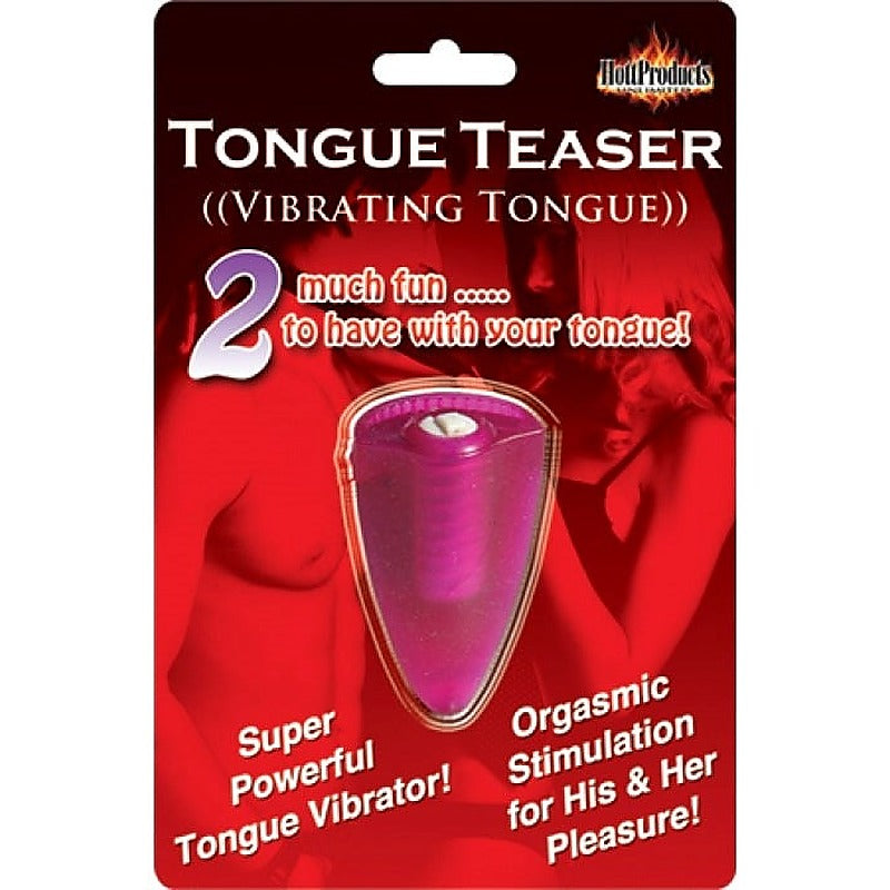 Tongue Teaser Pink Vibrator by Hott Products - Finger and Tongue Vibrators