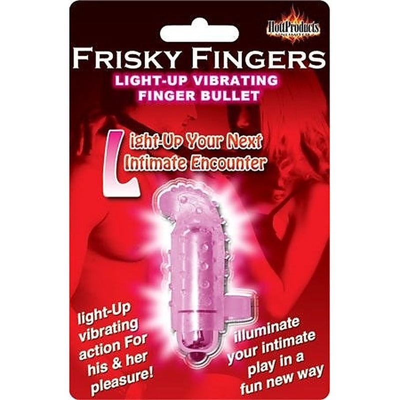 Frisky Fingers Light Up Pink by Hott Products - Finger and Tongue Vibrators