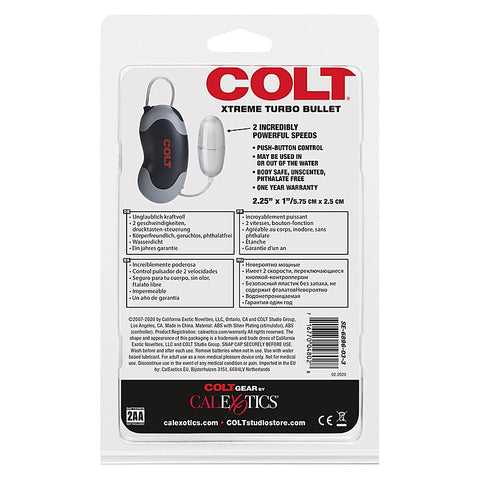 Colt Extreme Turbo Waterproof Bullet Vibrator - Bullet Vibrators