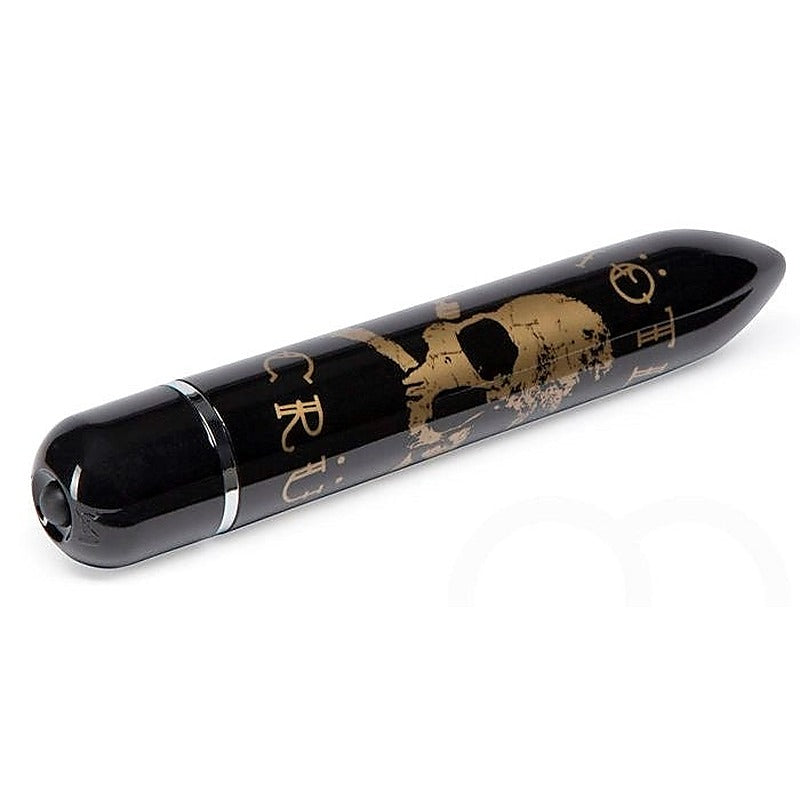 Motley Crue Classic Skull 7 Function Vibrator Black - Waterproof Vibrators