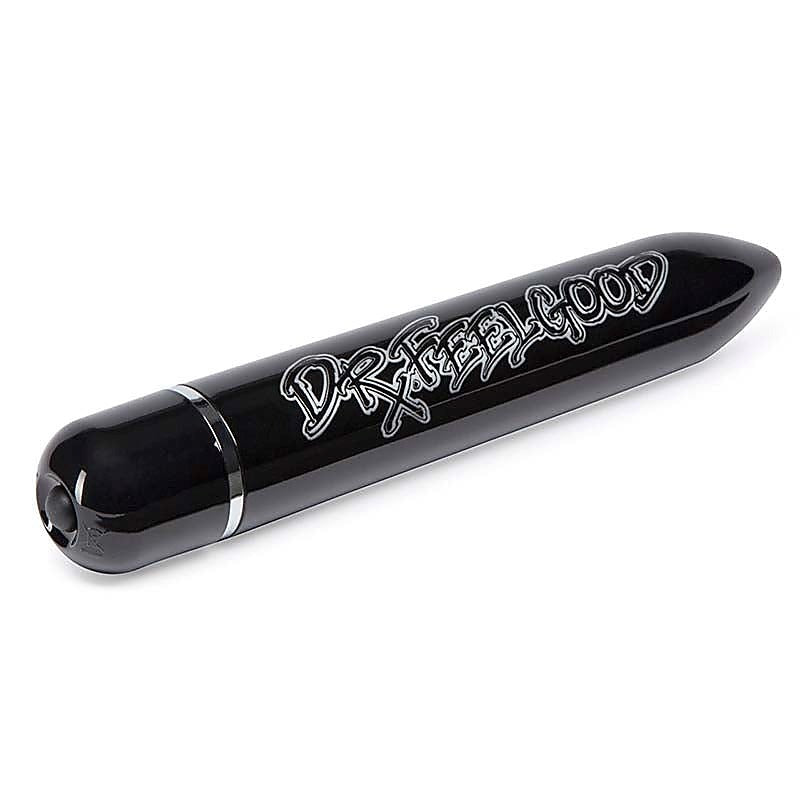 Motley Crue Dr Feelgood 7 Function Vibrator Black - Bullet Vibrators