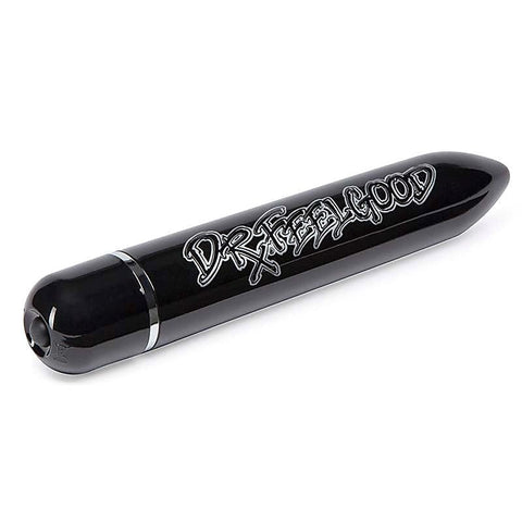 Motley Crue Dr Feelgood 7 Function Vibrator Black - Bullet Vibrators