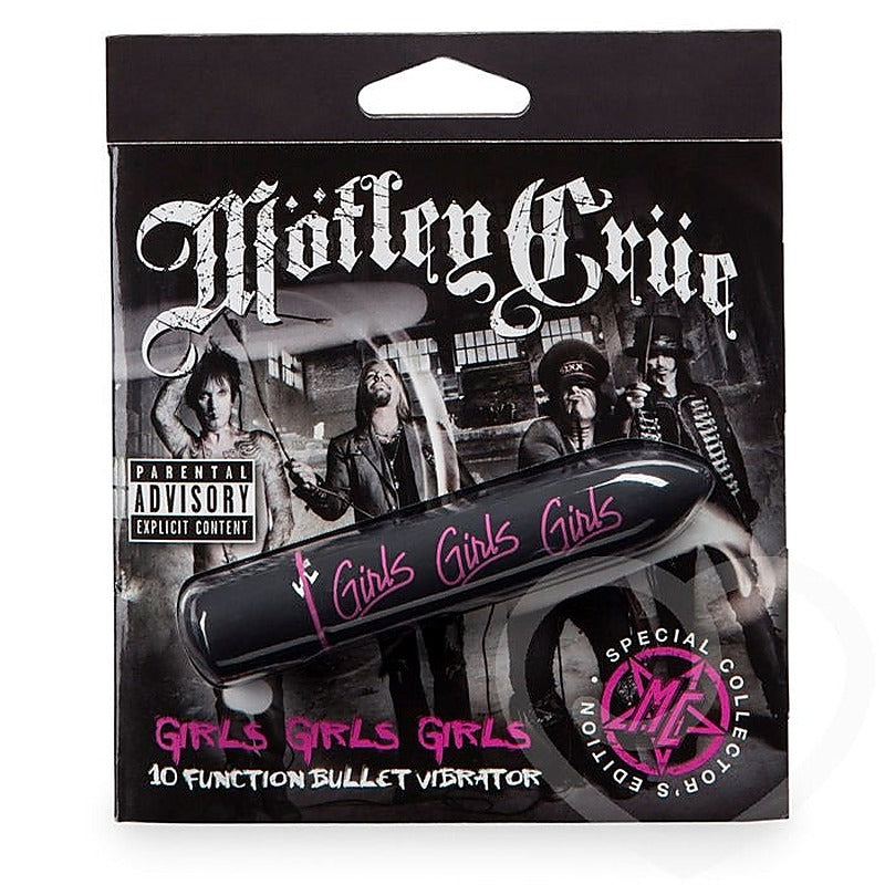 Motley Crue Girls Girls Girls 10 Function Bullet Vibrator - Personal Massagers