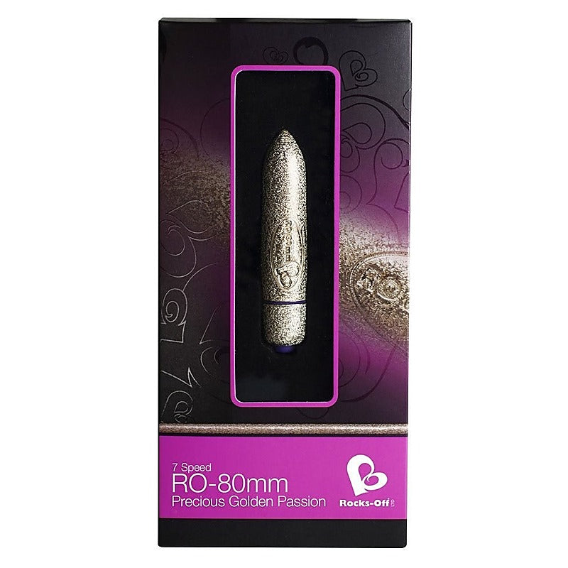 Rocks Off Precious Golden Passion - 7 Exhilarating Speeds - Waterproof Vibrators