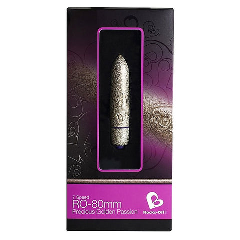 Rocks Off Precious Golden Passion - 7 Exhilarating Speeds - Waterproof Vibrators