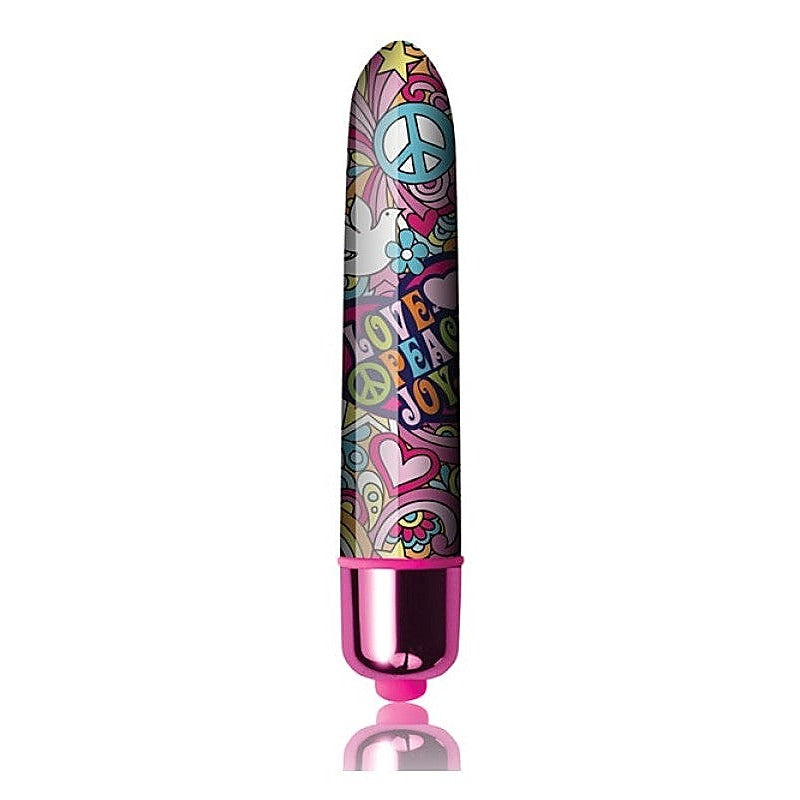Rocks Off Summer of Love Groovy Baby 90mm Vibrating Bullet - Bullet Vibrators