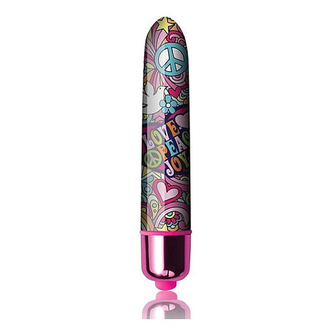 Rocks Off Summer of Love Groovy Baby 90mm Vibrating Bullet - Bullet Vibrators