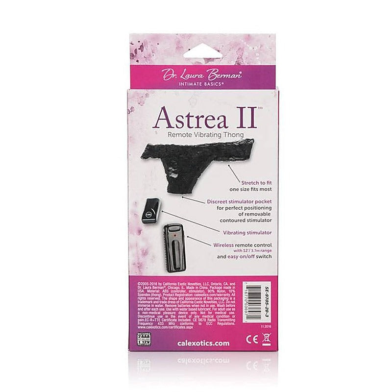 Dr. Laura Berman Astrea II Remote Control Vibrating Thong - Remote Control Vibrators