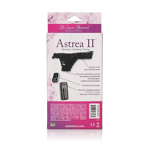 Dr. Laura Berman Astrea II Remote Control Vibrating Thong - Remote Control Vibrators