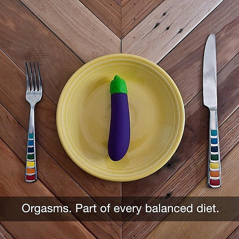 The Eggplant Emojibator - Waterproof Vibrators