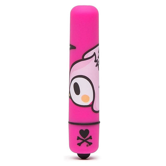 tokidoki Single Speed Mini Bullet Vibrator Pink Heart Bird - Personal Massagers