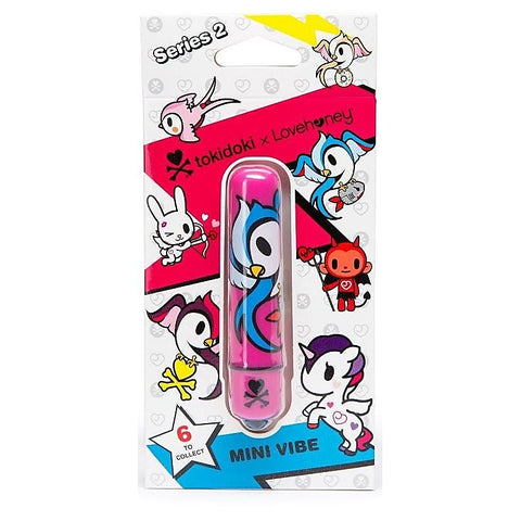 tokidoki Single Speed Mini Bullet Vibrator Pink Bomb Bird - Personal Massagers