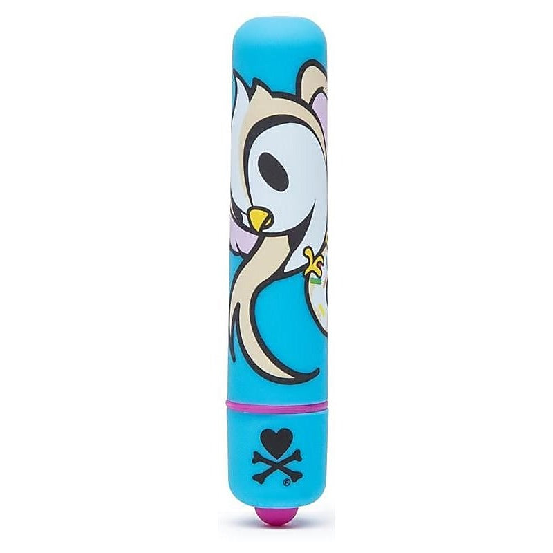 tokidoki Single Speed Mini Bullet Vibrator Blue Doughnut Bird - Mini & Slim Vibrators
