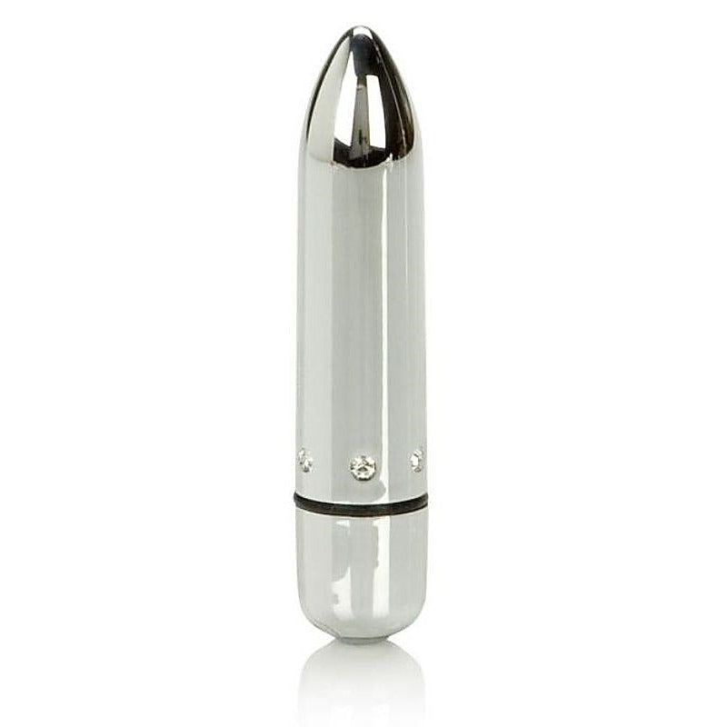 Crystal High Intensity Bullet Silver by California Exotics - Bullet Vibrators