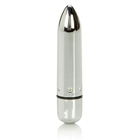 Crystal High Intensity Bullet Silver by California Exotics - Bullet Vibrators