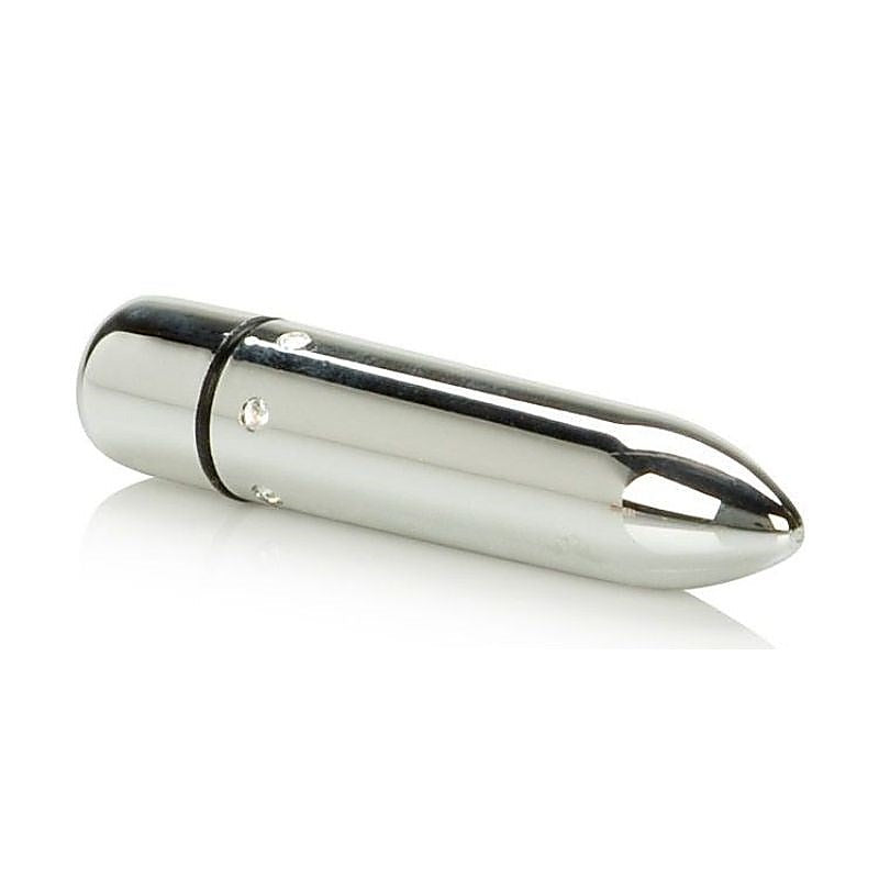 Crystal High Intensity Bullet Silver by California Exotics - Bullet Vibrators