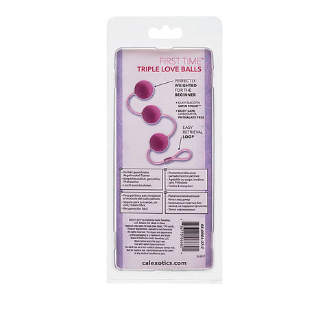 First Time Love Balls Triple Lover By California Exotics - Personal Massagers