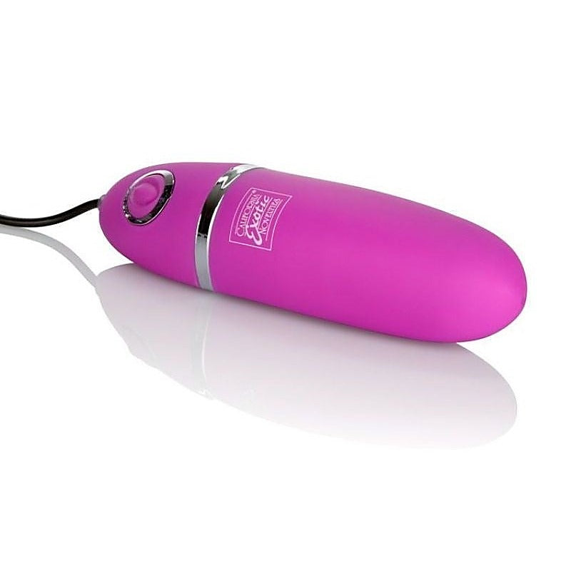 Power Play Dual Silver Remote Control Bullet - Bullet Vibrators