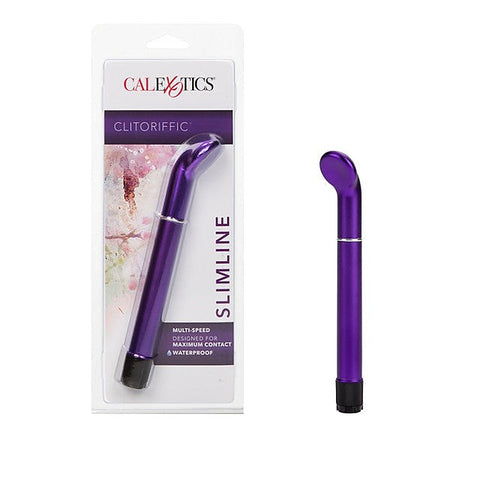 CalExotics Clitoriffic Spoon Shaped Vibrator Purple - Clit Ticklers and Pulsators