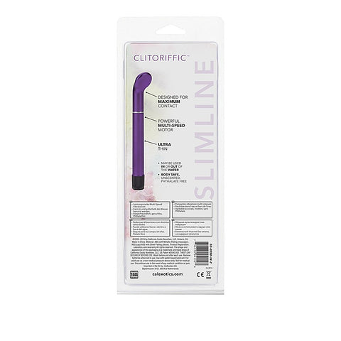 CalExotics Clitoriffic Spoon Shaped Vibrator Purple - Clit Ticklers and Pulsators