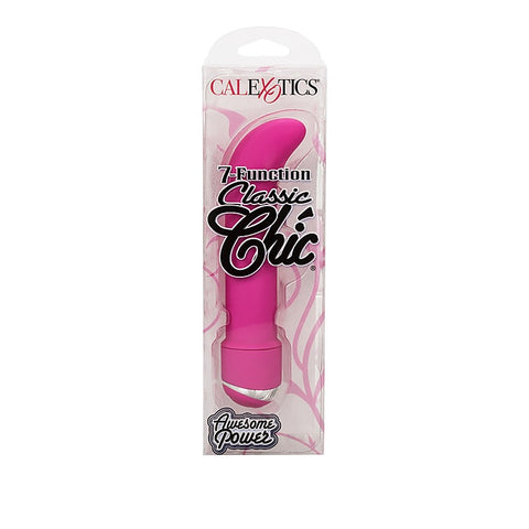 CalExotics 7 Function Classic Chic Mini G Massager Pink - Waterproof Vibrators