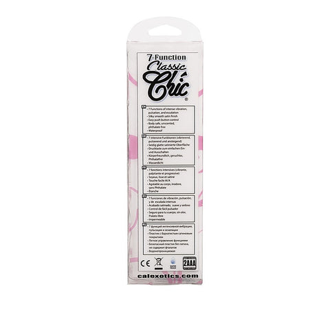 CalExotics 7 Function Classic Chic Mini G Massager Pink - Waterproof Vibrators