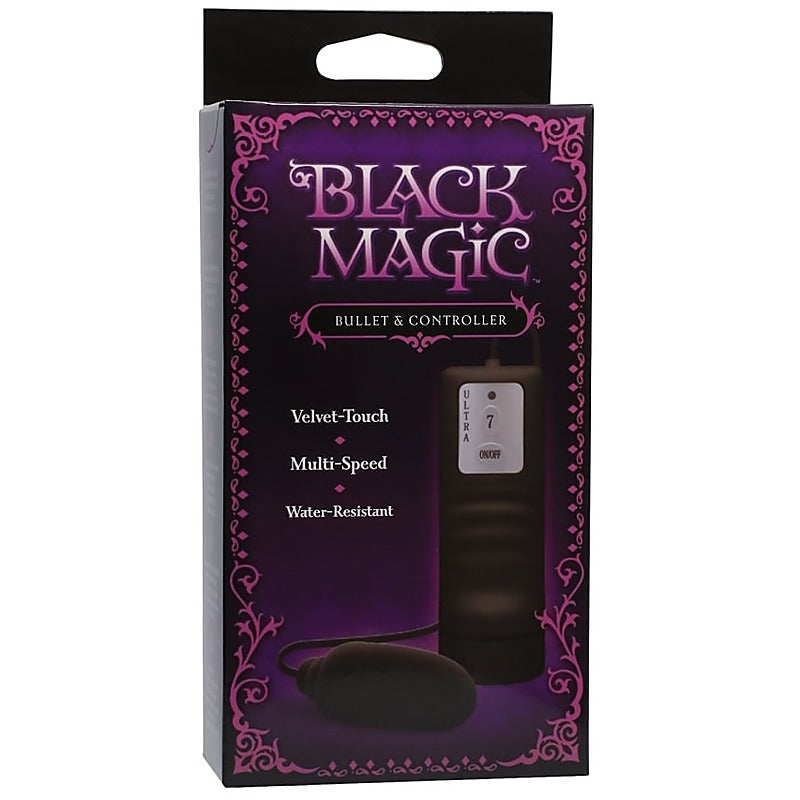 Doc Johnson Black Magic Bullet Vibrator and Controller - Bullet Vibrators