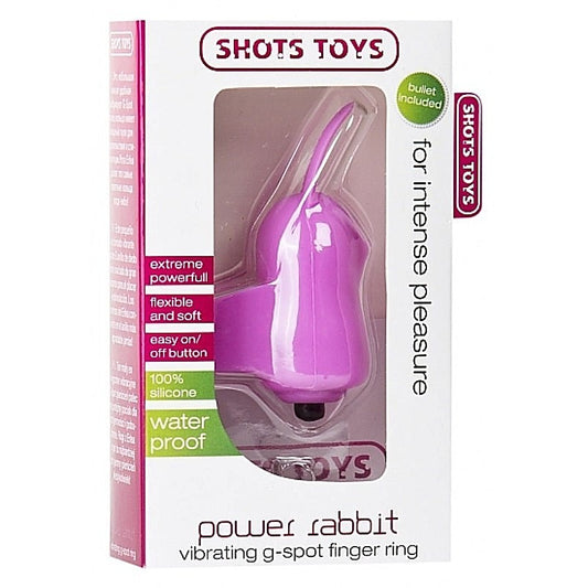 Power Rabbit Vibrating G-Spot Finger Ring - Rabbit Vibrators
