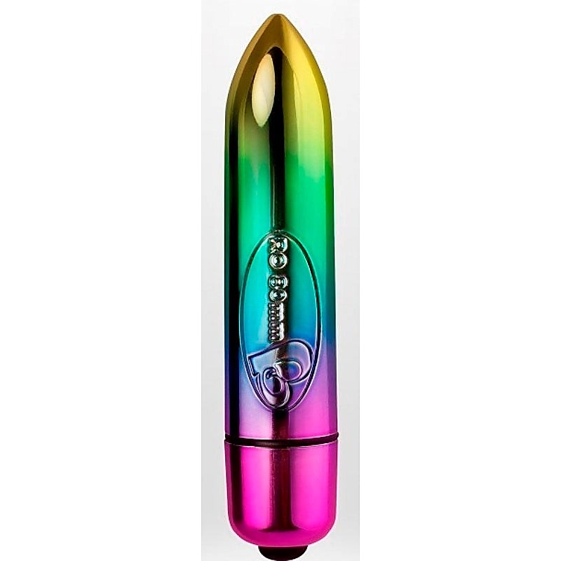 Rocks Off 7 Speed 80mm Rainbow - Bullet Vibrators