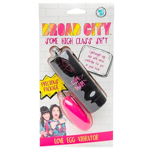 Broad City Love Egg Vibrator - Remote Control Vibrators