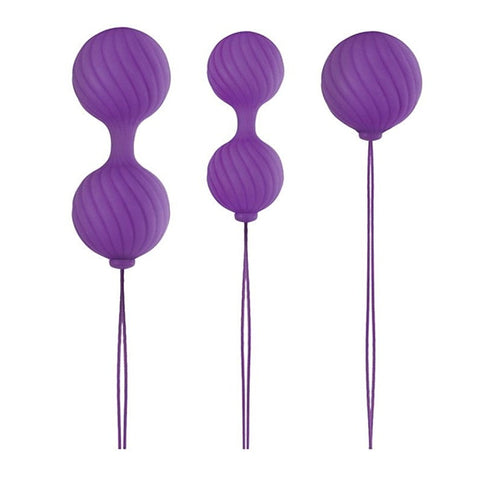 Weighted Kegel Balls Purple By Ns Novelties - Love Eggs and Kegel Exercisers