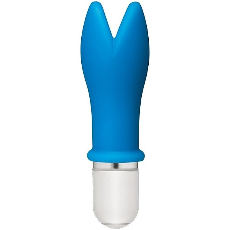 Doc Johnson American Pop Wham! 10 Function Vibrator Blue - Waterproof Vibrators
