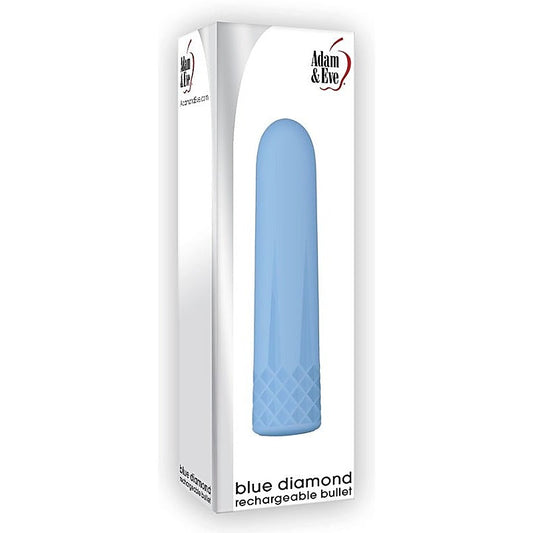 Blue Diamond - Rechargeable Vibrating Bullet for Intense Satisfaction - Bullet Vibrators