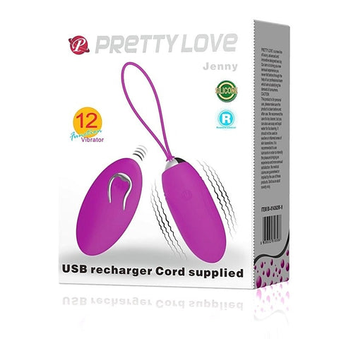 Pretty Love Jenny Wireless Remote Vibrating Egg - Love Eggs and Kegel Exercisers