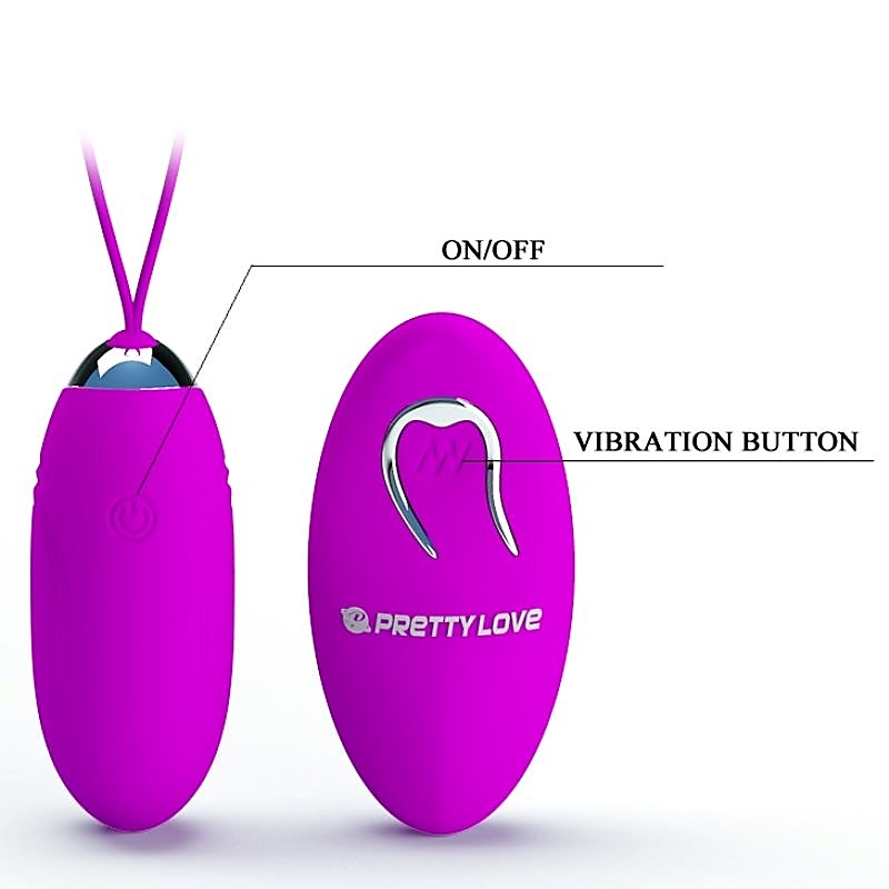 Pretty Love Jenny Wireless Remote Vibrating Egg - Love Eggs and Kegel Exercisers