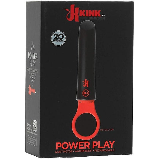 Kink Power Play with Silicone Grip Ring - Personal Massagers