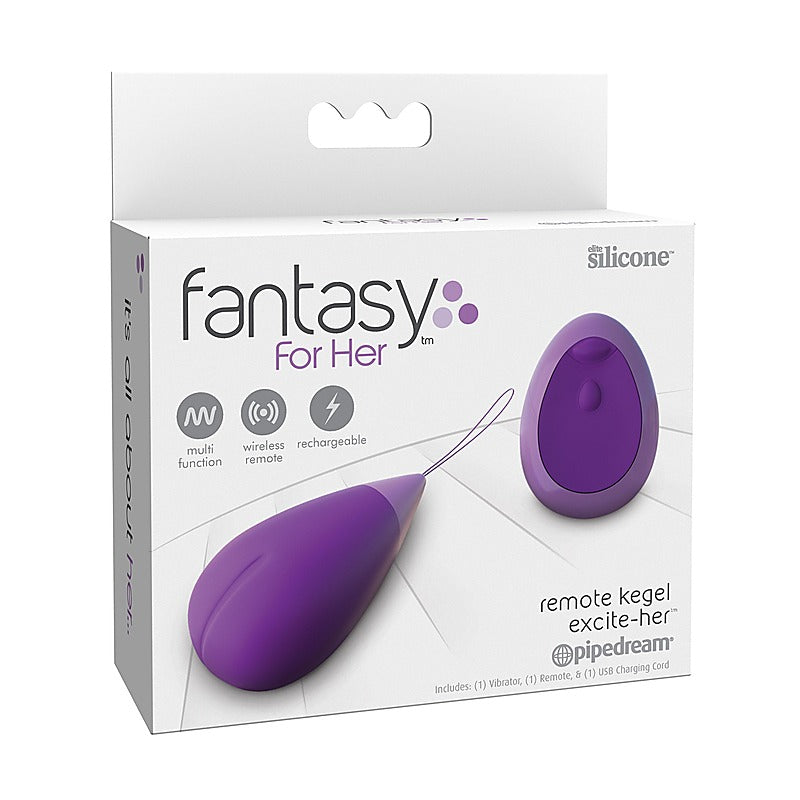 Fantasy For Her Remote Kegel Exerciser Excite-Her - Love Eggs and Kegel Exercisers