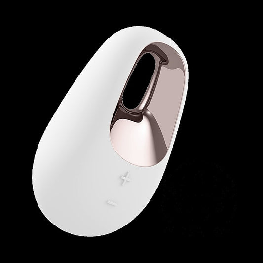 Satisfyer White Temptation 15 Functions Layon Clitoral Vibrator - Clit Ticklers and Pulsators