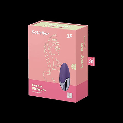 Purple Pleasure Clitoral Vibrator By Satisfyer - Clit Ticklers and Pulsators