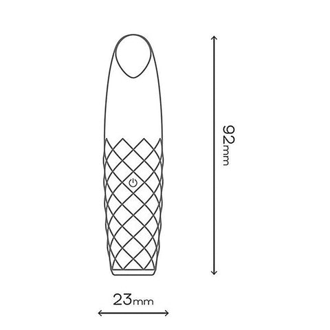Diamonds by Playful The Princess Rechargeable Bullet - Steel Sex Toys