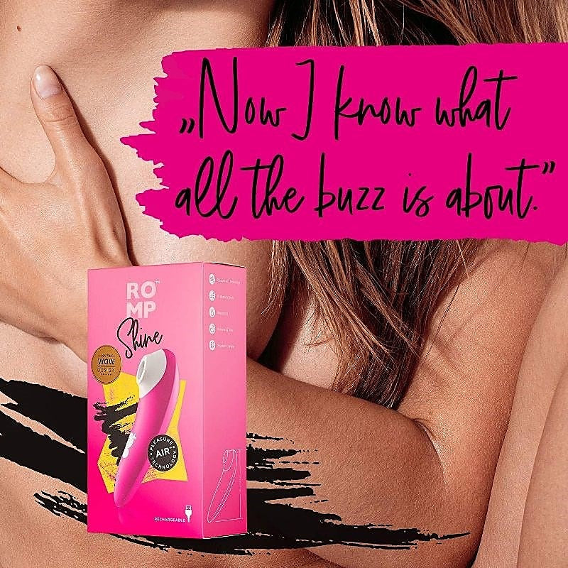 Romp Shine Vibrating Clitoral Stimulator By Love Honey - Clit Ticklers and Pulsators