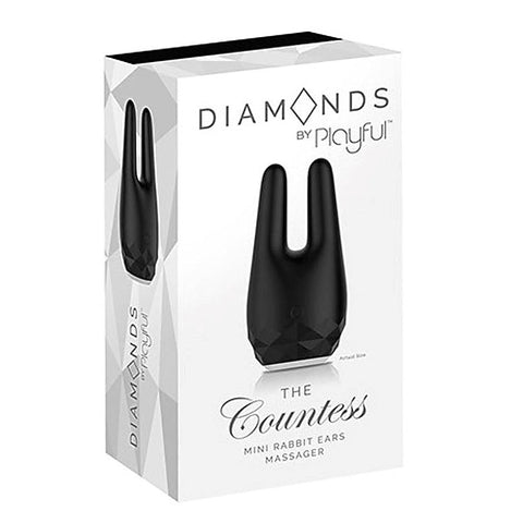 Diamonds by Playful The Countess Mini Rabbit Ears - Rabbit Vibrators