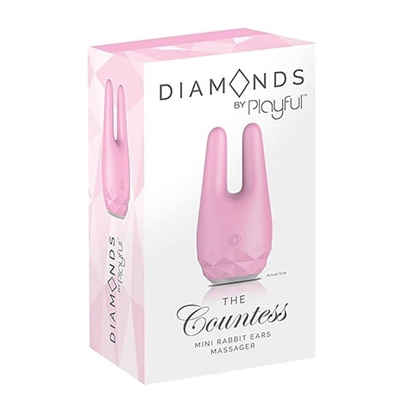 Diamonds by Playful The Countess Mini Rabbit Ears - Rabbit Vibrators