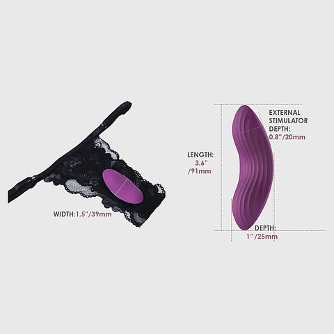 Svakom Edeny App Controlled Clitoral Panty Vibrator - Personal Massagers