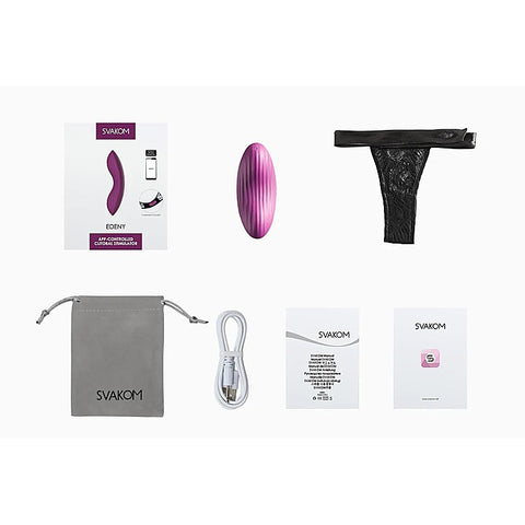 Svakom Edeny App Controlled Clitoral Panty Vibrator - Personal Massagers