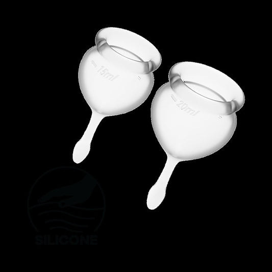 Feel Good Hygienic Silicone Menstrual Cups By Satisfyer - Condoms