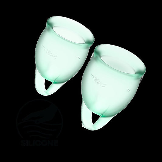 Feel Confident Silicone Menstrual Cups By Satisfyer - Condoms