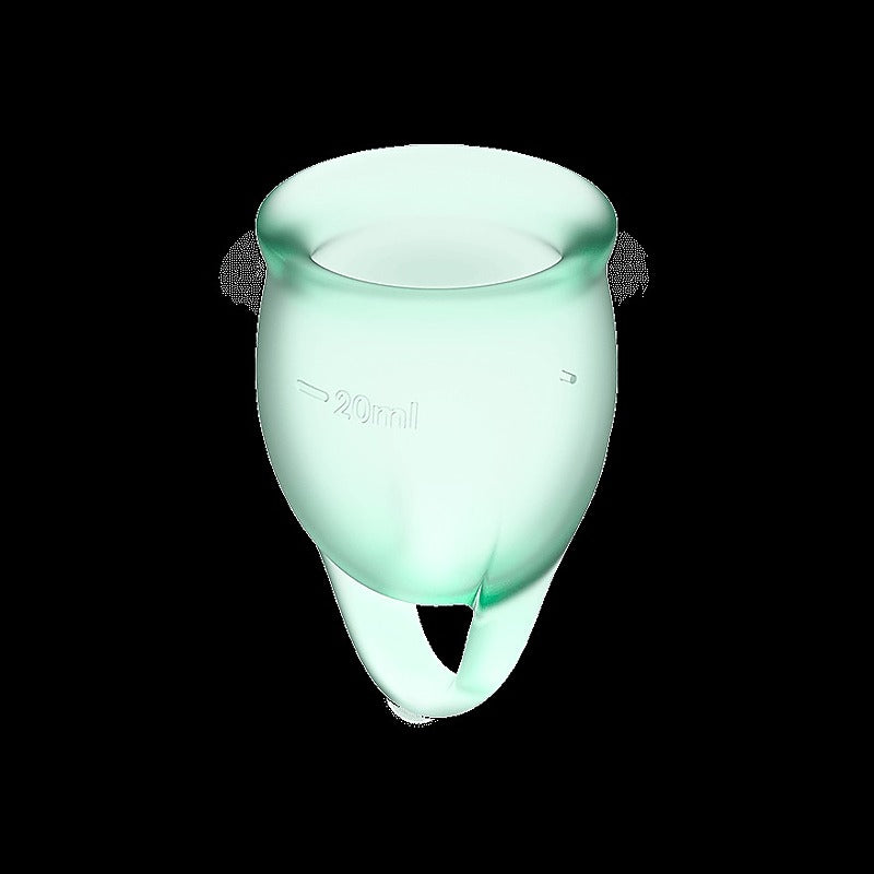 Feel Confident Silicone Menstrual Cups By Satisfyer - Condoms
