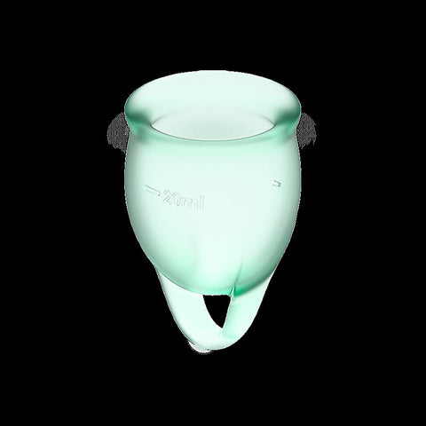 Feel Confident Silicone Menstrual Cups By Satisfyer - Condoms